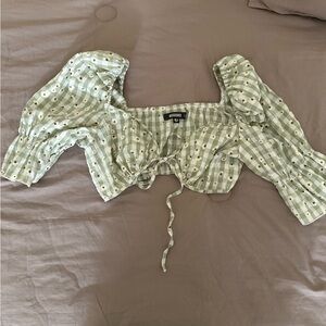 Missguided gingham top
